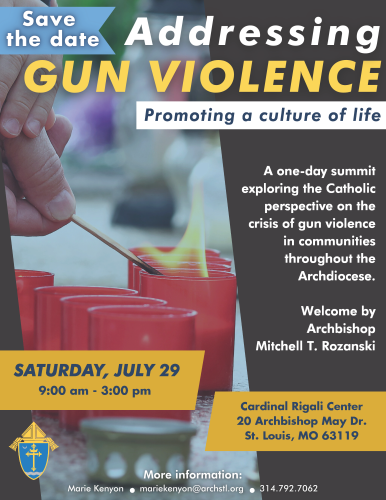 Addressing gun violence - flyer_savethedate