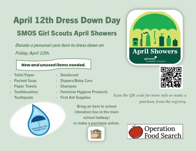 April Showers Dress Down Day 2024 - updated