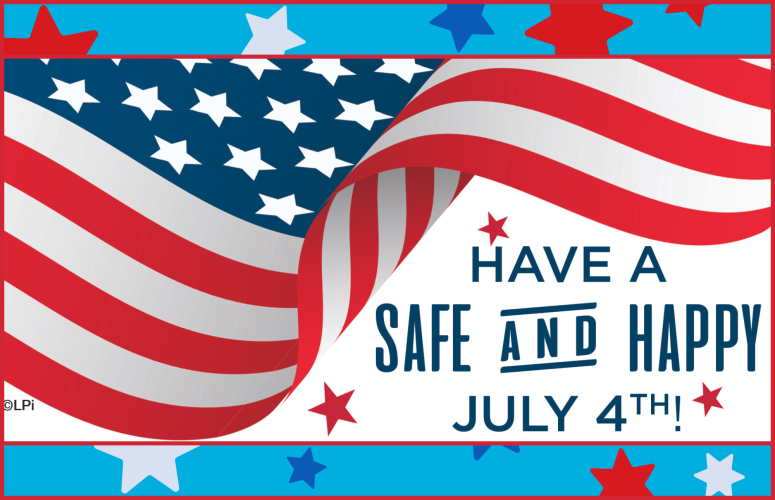 4th of July Bulletin Cover (7.5x5)