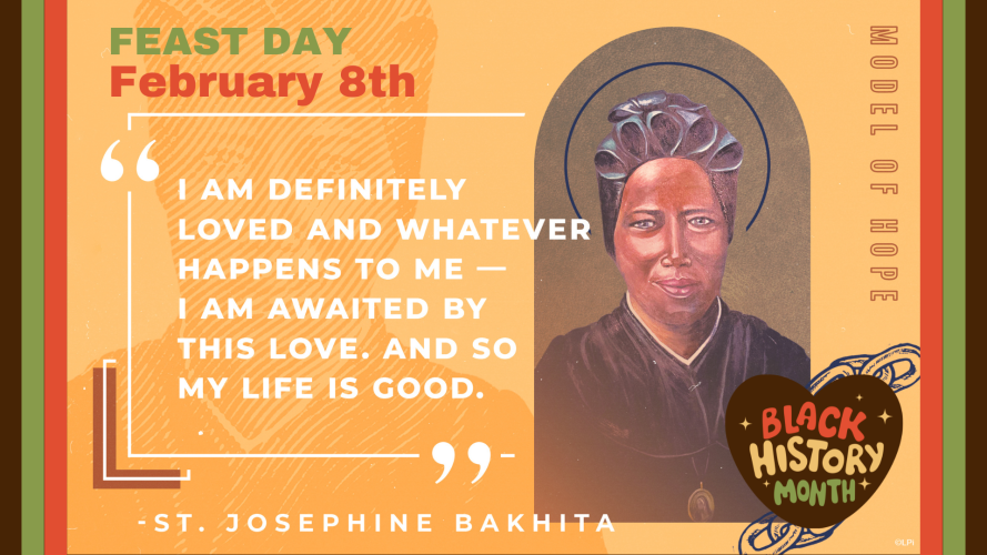 St. Josephine Bakhita Bulletin Cover 2026 (1920 x 1080 px)