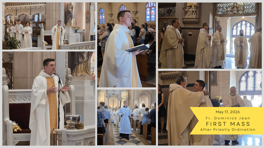 First Mass - Fr. Dominick Jean Bulletin Cover (1920 x 1080 px)