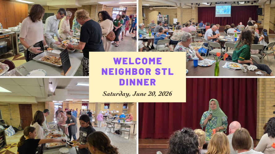 Welcome Neighbor STL Dinner Bulletin Cover (1920 x 1080 px)